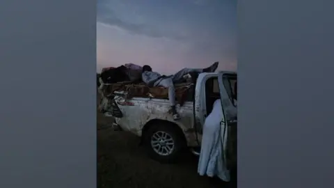 Mohamed Zakaria A person resting on the back of a pick up truck