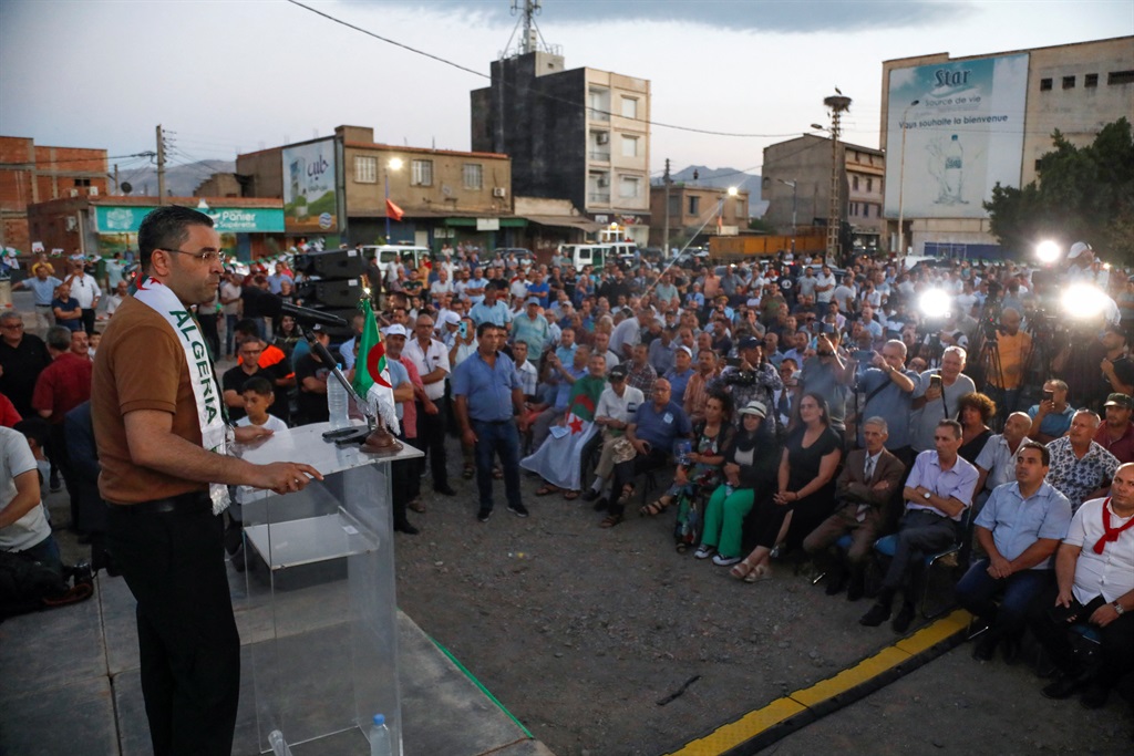 Algerian presidential candidate Youcef Aouchiche h