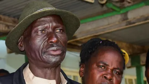 Reuters Joseph Cheptegei, father of Ugandan athlete Rebecca cheptegei, who died after her boyfriend set her on fire speaks in Eldoret, Kenya