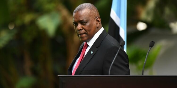 Botswana President Mokgweetsi Masisi annouced the date for elections in the country. (@OfficialMasisi/X)