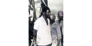 Patrice Lumumba in captivity