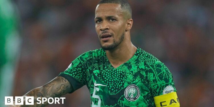 William Troost-Ekong in action for Nigeria