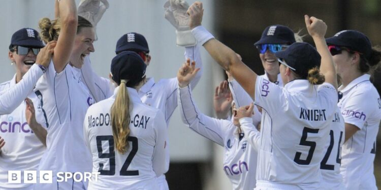 England celebrate