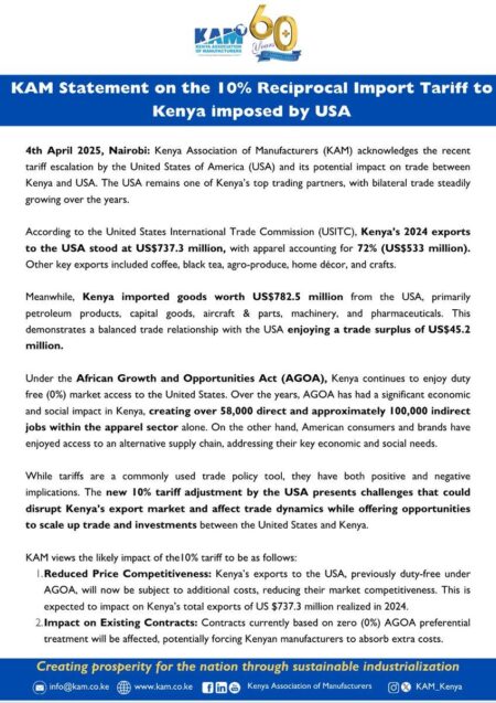 Kenya, Ghana and Ethiopia hit with lowest tariffs under Trump’s trade war – TechCabal
