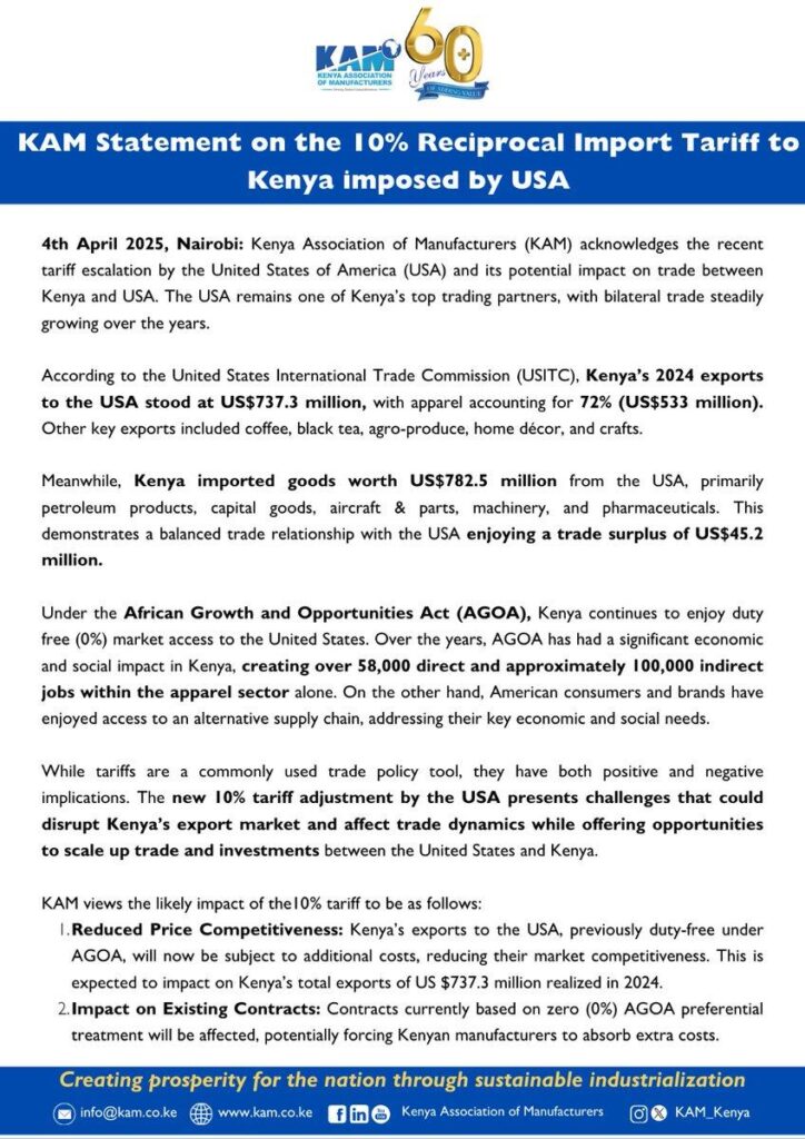 Kenya, Ghana and Ethiopia hit with lowest tariffs under Trump’s trade war – TechCabal